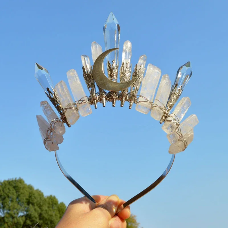 Ethnic Fashion Design - Crystal Hair Viking Jewelry Gothic Boho
