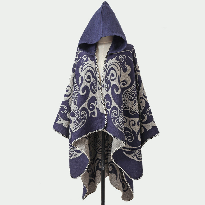 New Women's Hooded Shawl Warm  - Go Ethnic Fashion ulasan dan harga