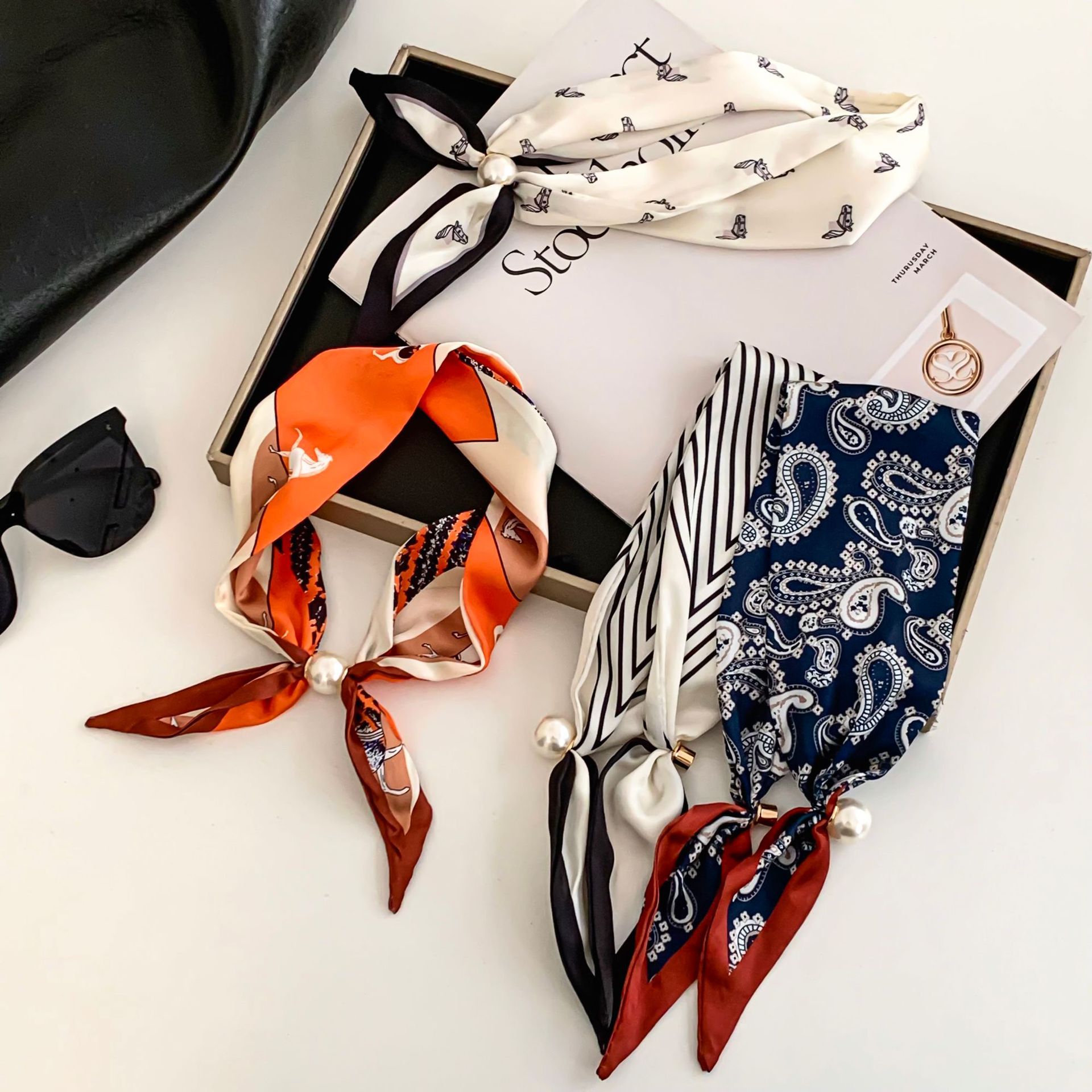 Cashew Flower Silk Scarf Effor - Ethnic Fashion Design ulasan dan harga