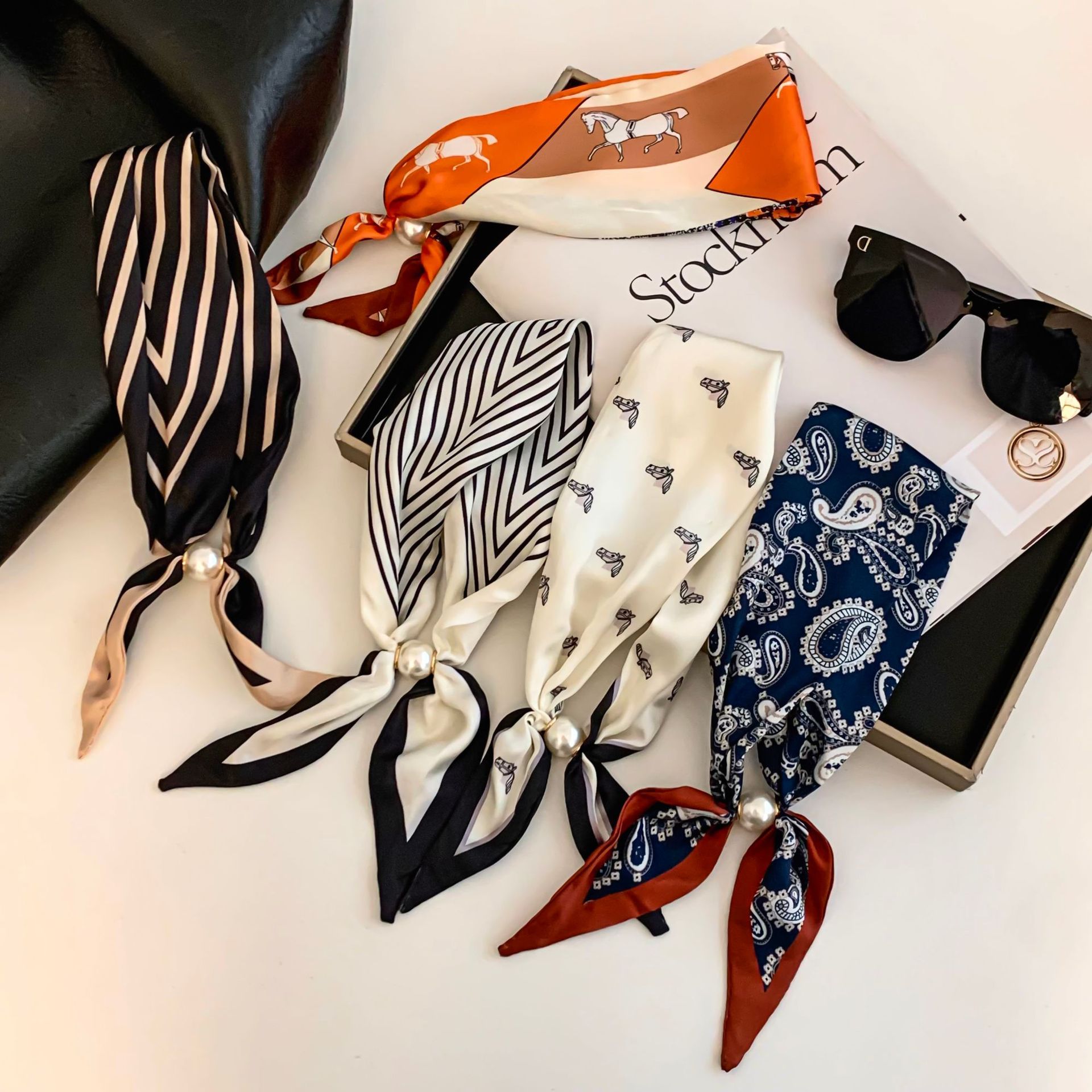 Cashew Flower Silk Scarf Effor - Ethnic Fashion Design ulasan dan harga