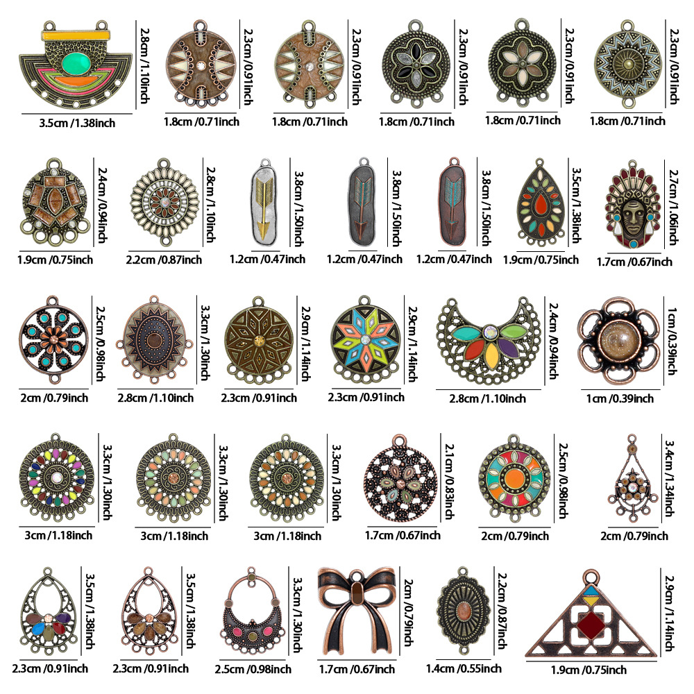 10pcs/pack Vintage Bohemia Ant - Ethnic Modern Fashion ulasan dan harga