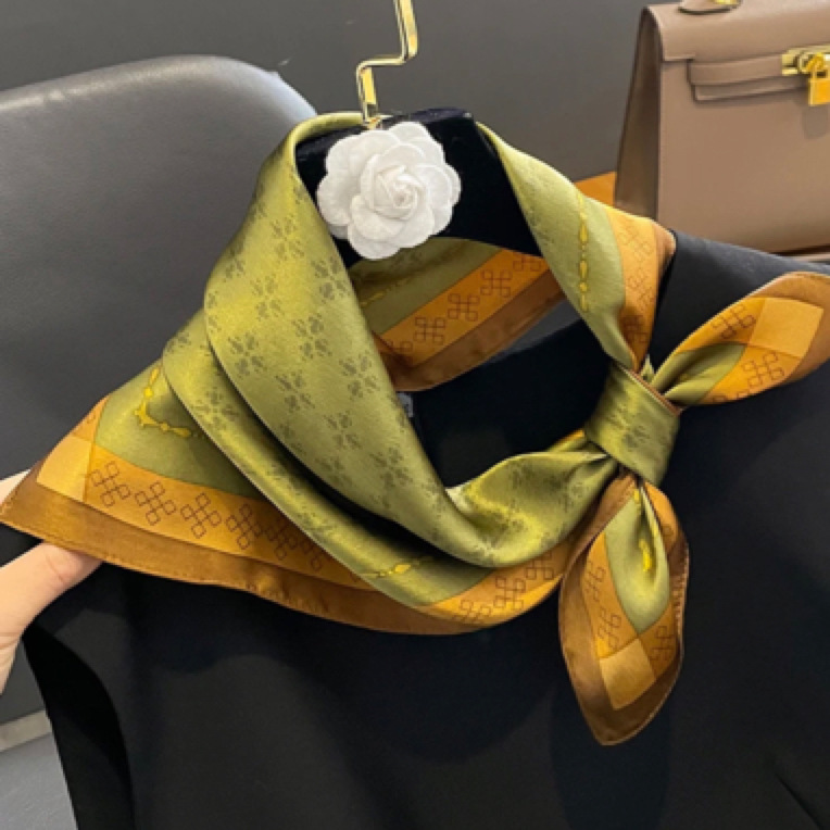 Luxury Vintage Silk Scarf Wome - Ethnic Fashion Design ulasan dan harga